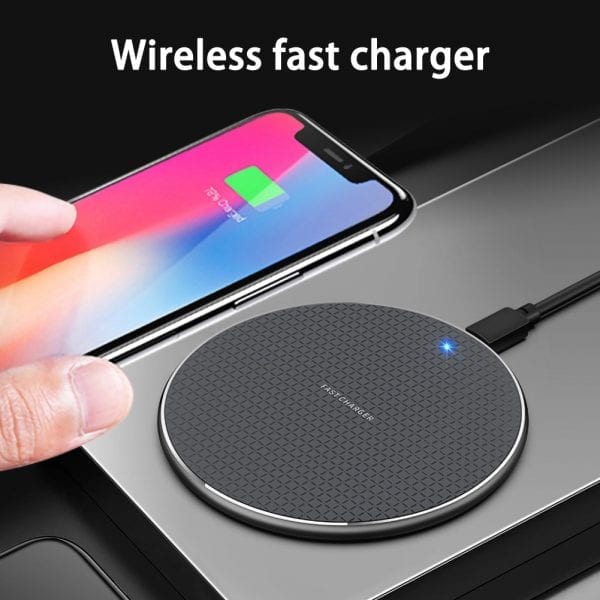 15W Fast Wireless Charger Pad - Dark M1ndz
