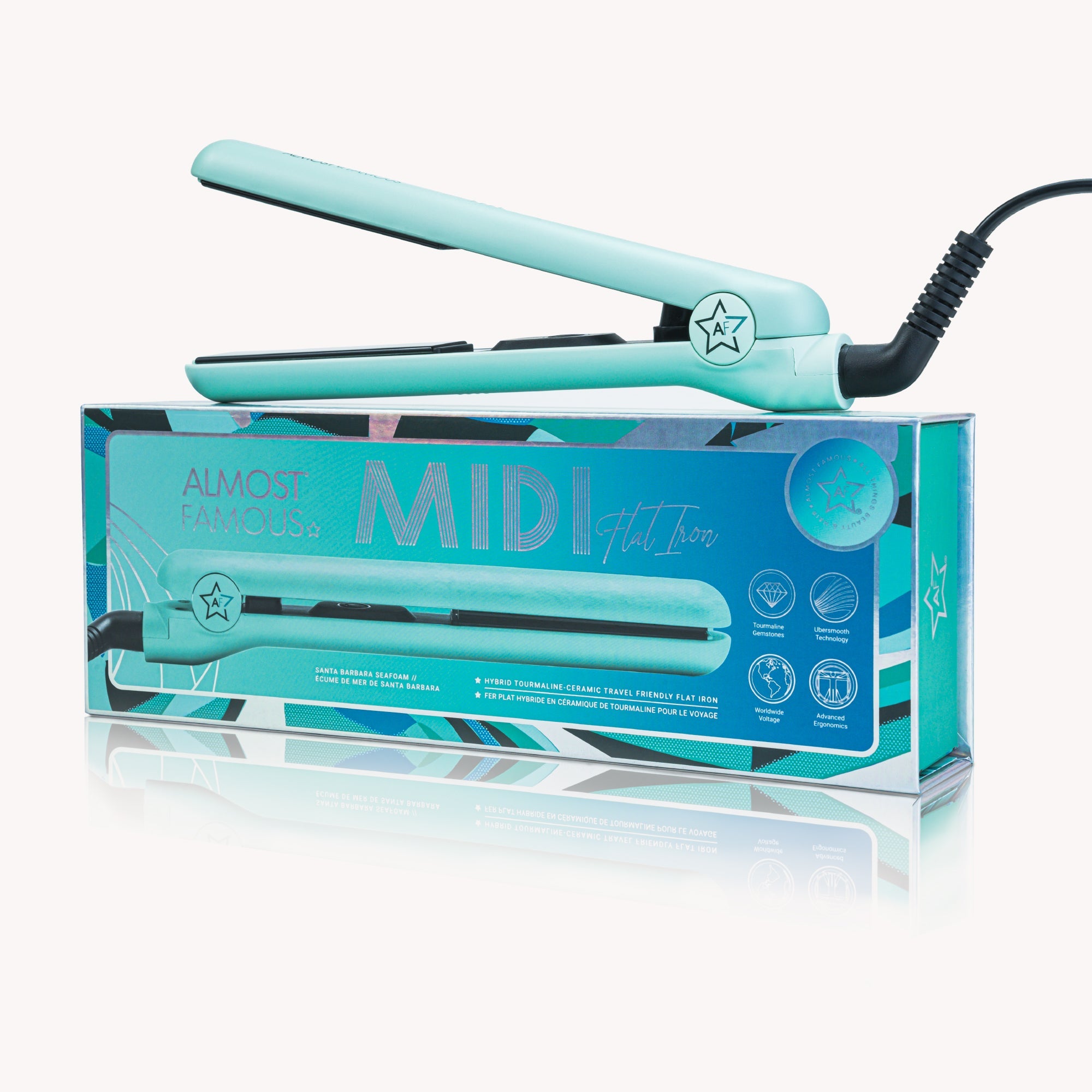 Midi Hybrid Professional Flat Iron - Dark M1ndz