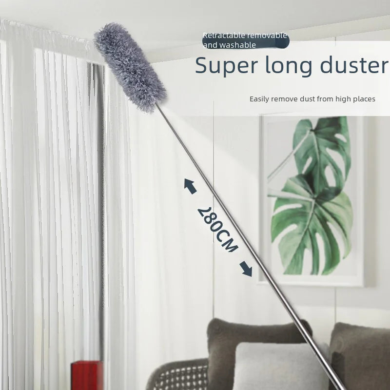 Extra-Long Microfiber Duster - Dark M1ndz