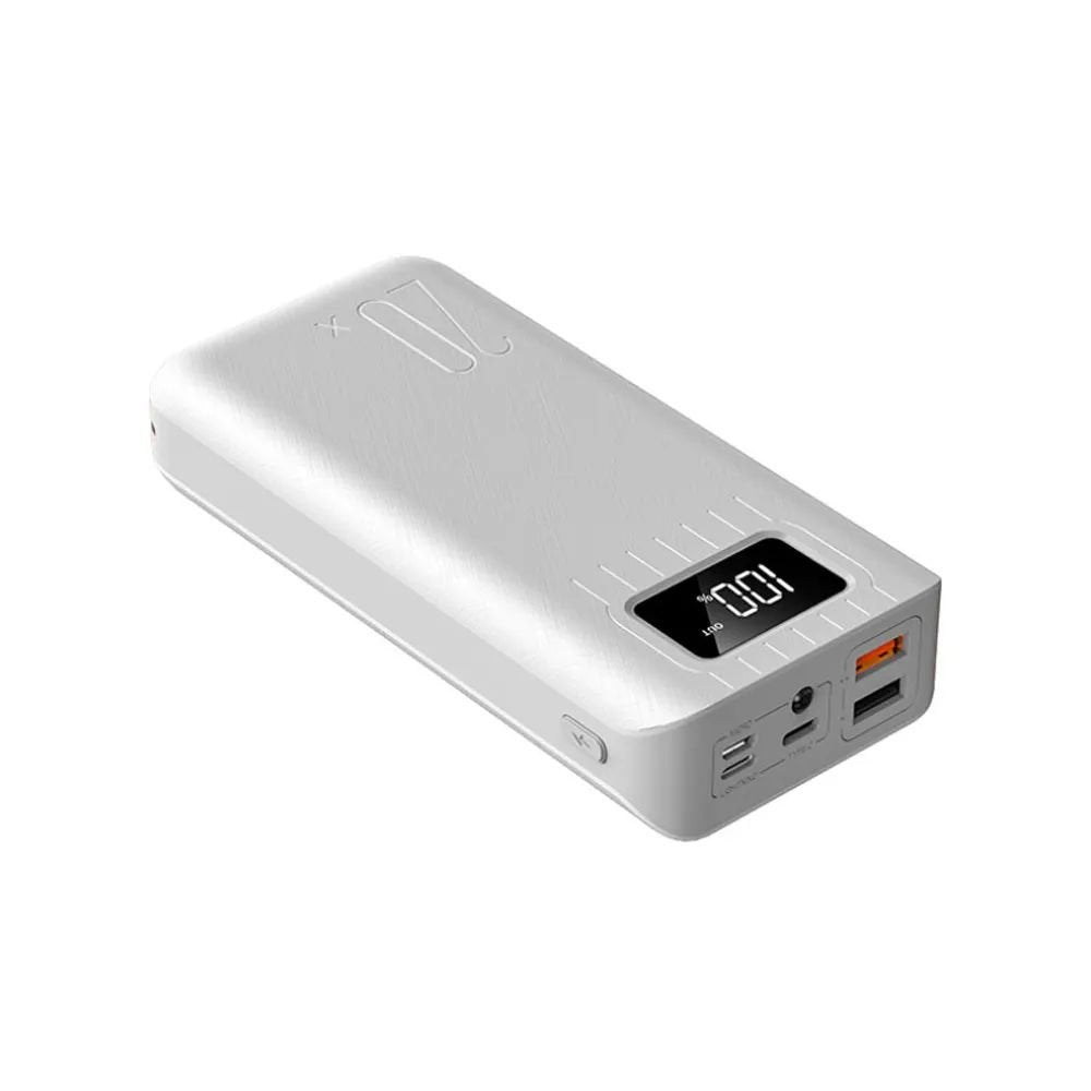 20000mAh External Battery Power Bank Dual USB With LED Flashlight - Dark M1ndz